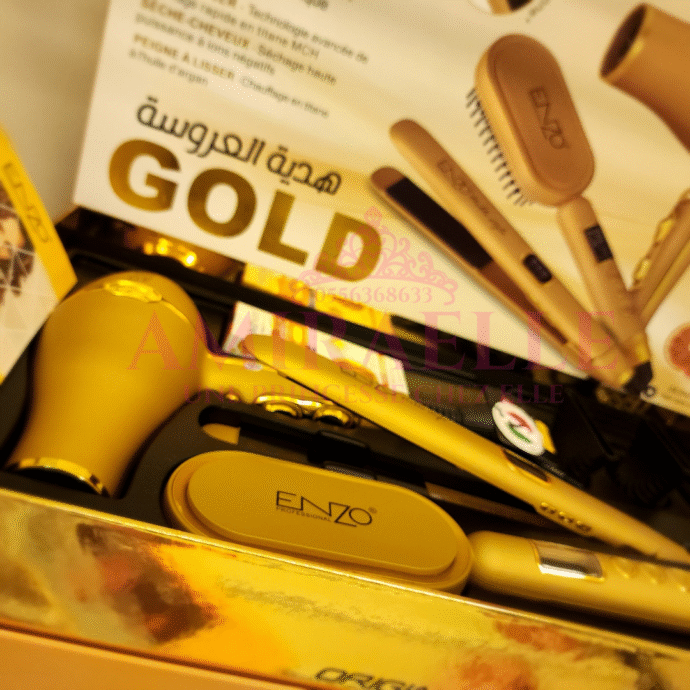 ENZO Bel ensemble economique kit 3 in 1 ( Gold ) – Image 6