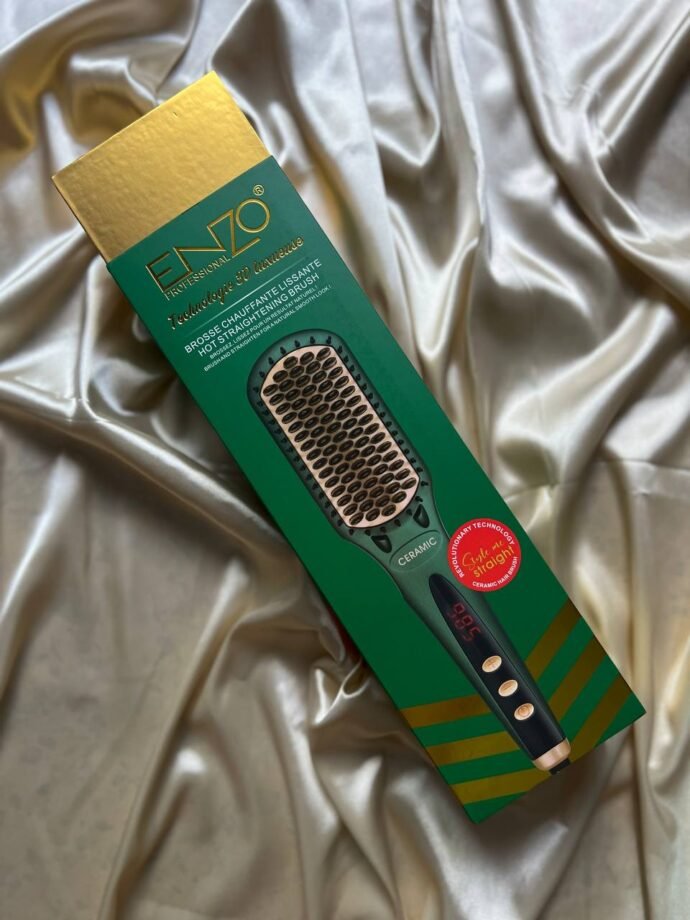 ENZO PROFESSIONAL Brosse Lissante Technologie 3D, Chauffage Rapide – Image 7