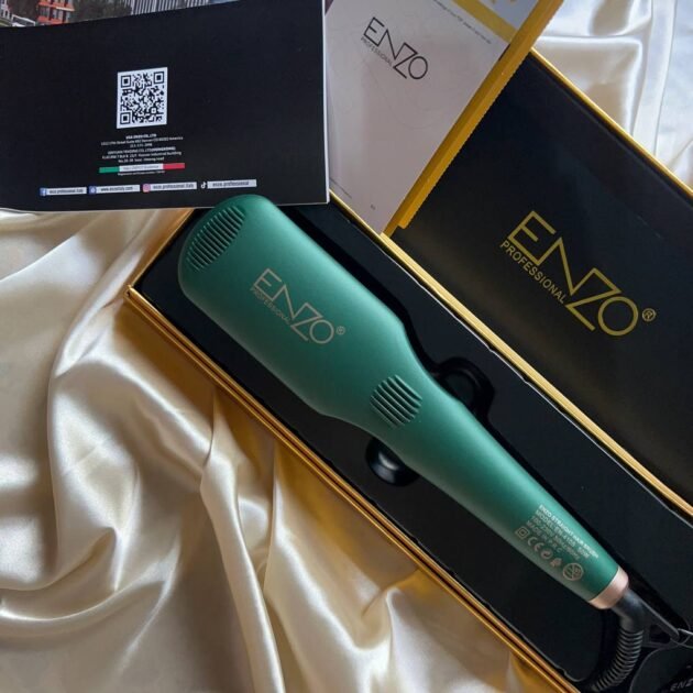 ENZO PROFESSIONAL Brosse Lissante Technologie 3D, Chauffage Rapide