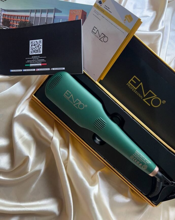 ENZO PROFESSIONAL Brosse Lissante Technologie 3D, Chauffage Rapide