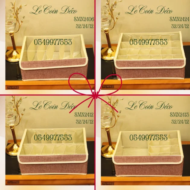 Boite de Rangement Sous-v&ecirc;tements